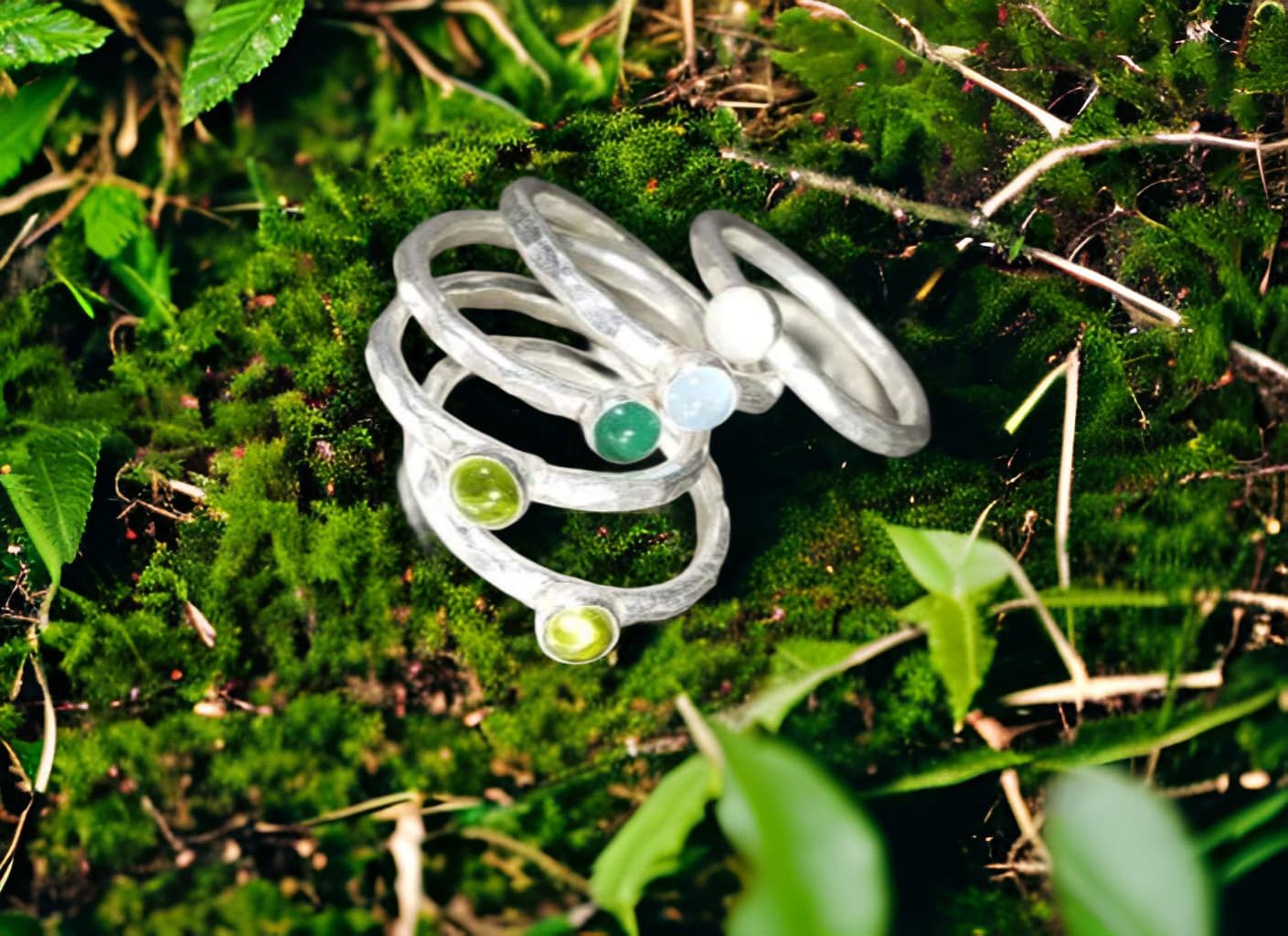Cremation Stackable Ring by Moss Creek Art