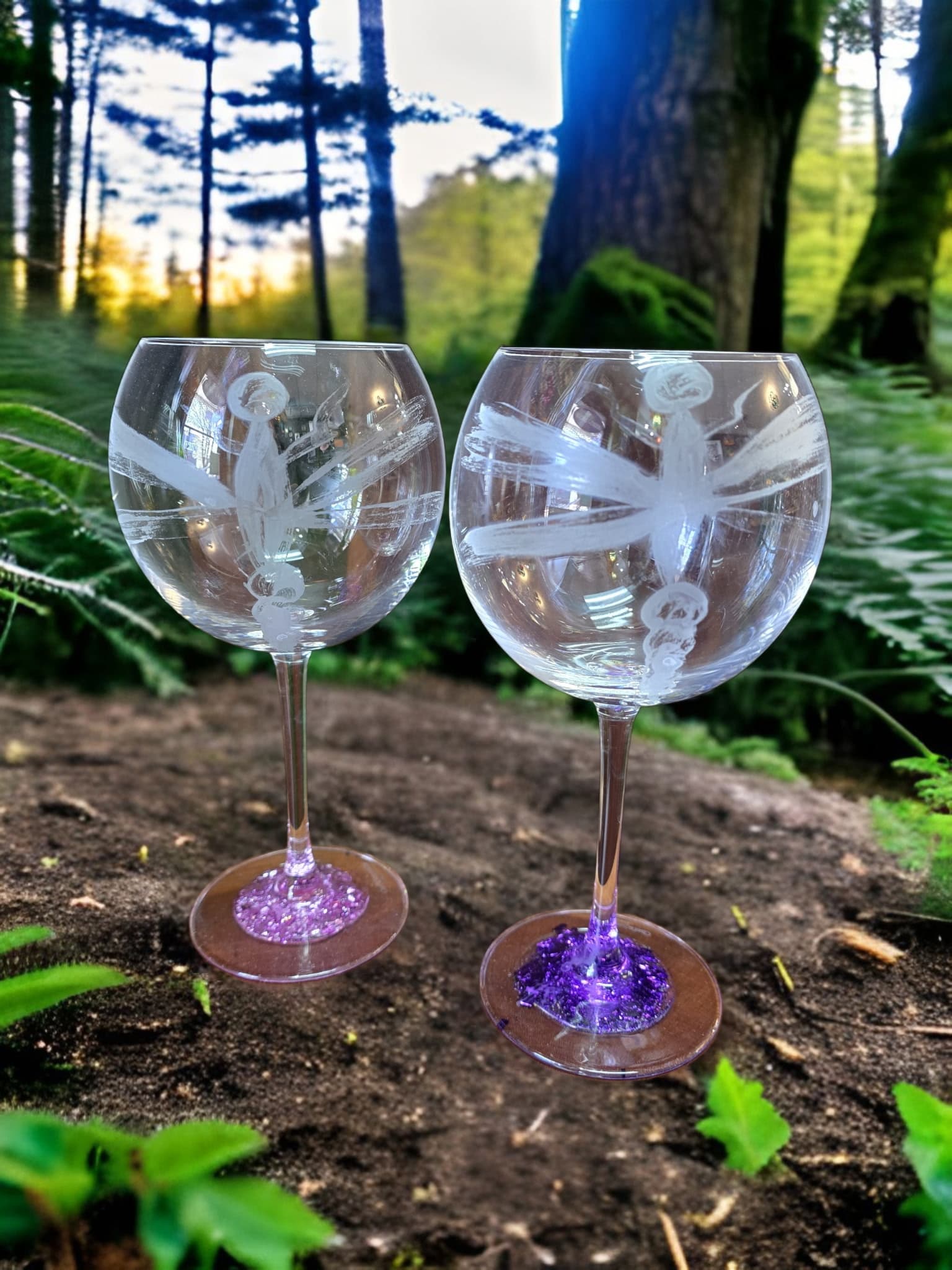 Cremation Wine Glass (1pc) by Moss Creek Art