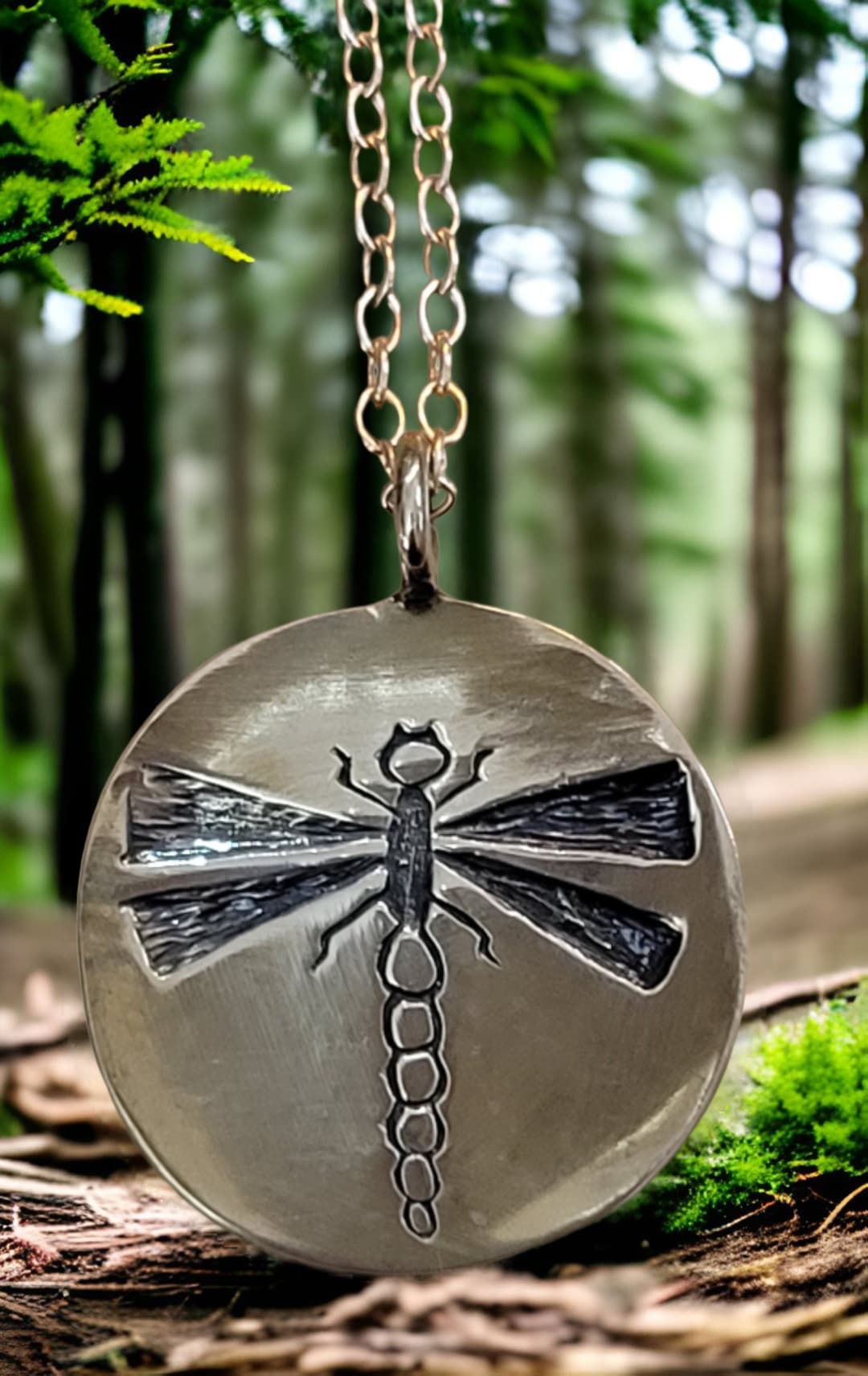 Dragon Fly Medallion by Moss Creek Art