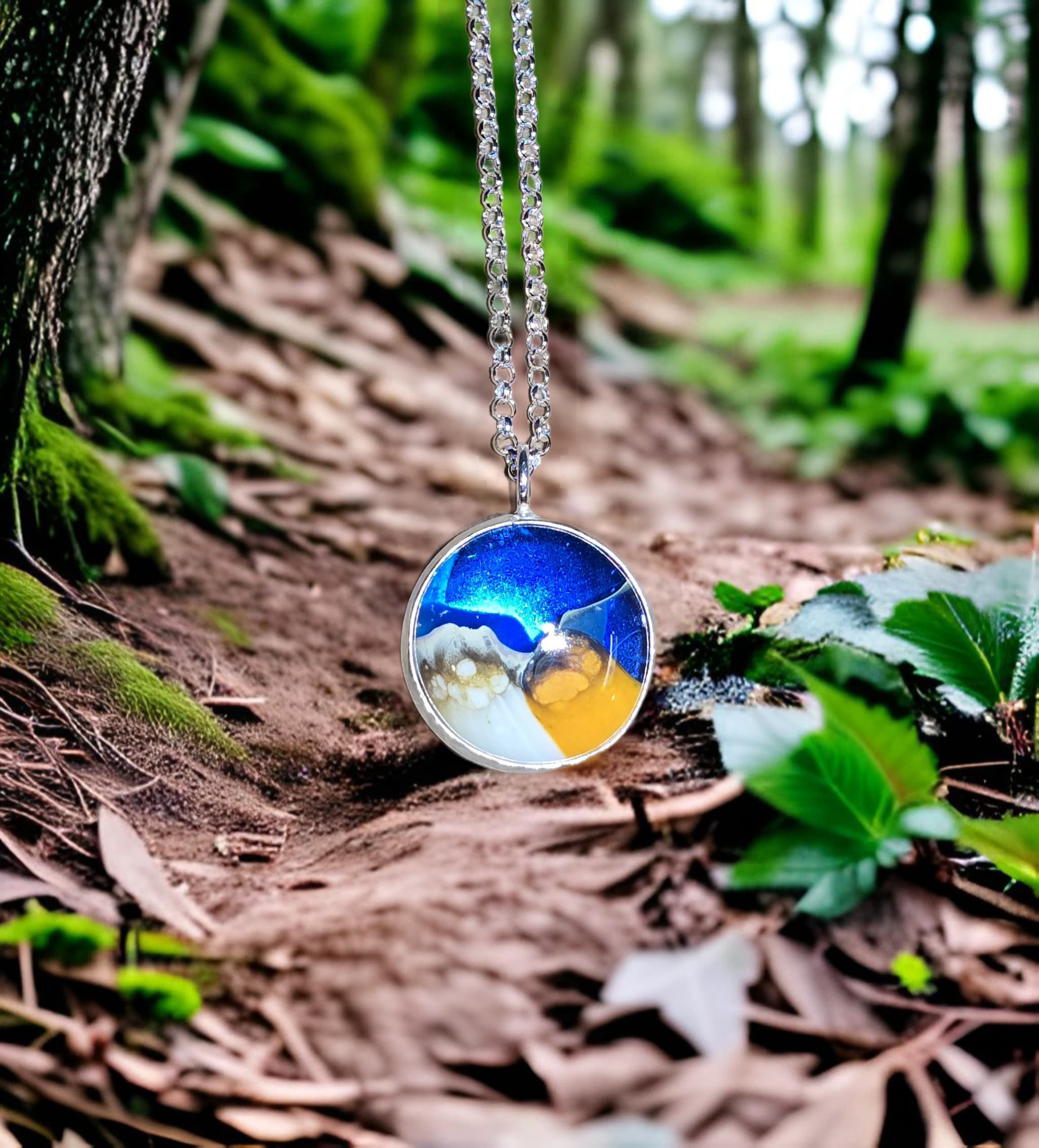 Ocean Pendant by Moss Creek Art